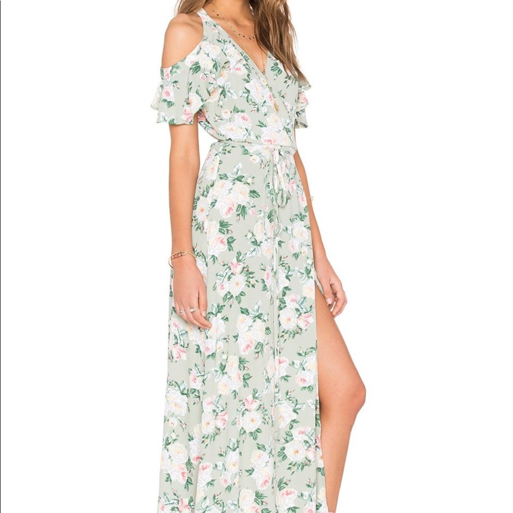 Privacy Please x Revolve Floral Acme Wrap Dress
